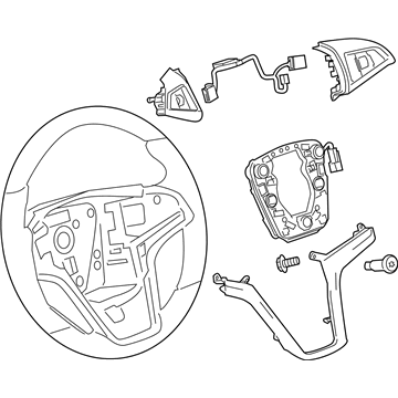 Buick Cascada Steering Wheel - 39109190