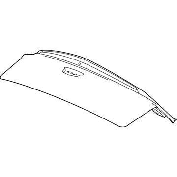 GM 84317518 Trunk Lid, Rear