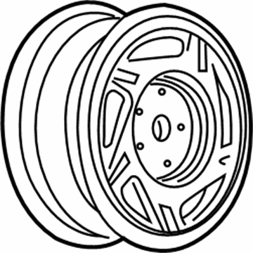 1995 Chevy Cavalier Spare Wheel - 12360879