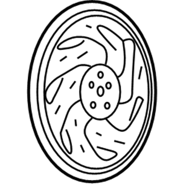 1994 Chevy Beretta Wheel Cover - 9592866