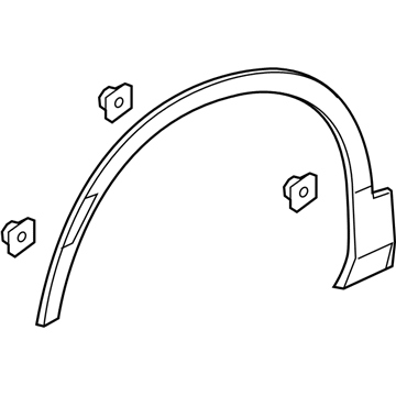 GM 84702936 Wheel Opening Molding, Driver Side