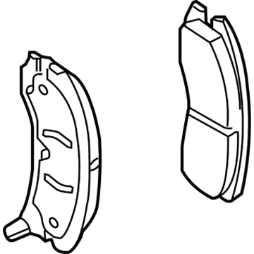 2007 Cadillac CTS Brake Pad - 89060358