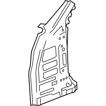 GM 84161855 Hinge Pillar Reinforcement, Driver Side