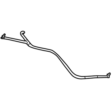 Cadillac Coolant Pipe - 25740127