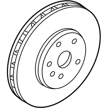 2007 Cadillac CTS Brake Disc - 15240719