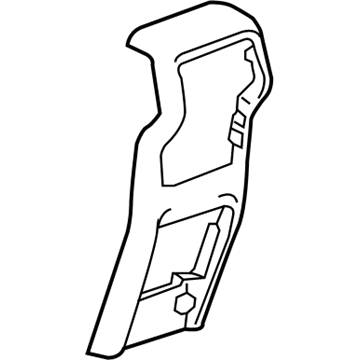 GM 84158104 Rear Panel, Gray, Passenger Side