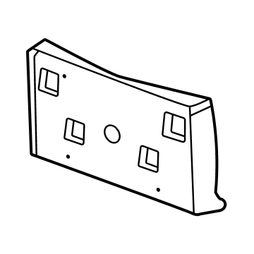 Chevy 42733565 License Bracket