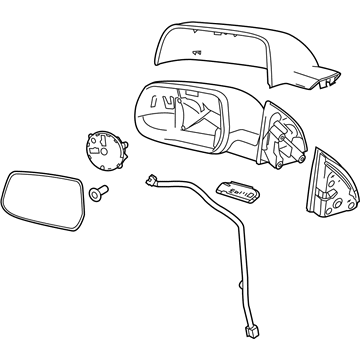 GMC Side View Mirrors - 23467321