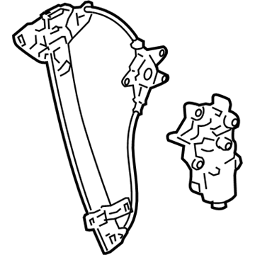 Chevy Impala Window Regulator - 22894021
