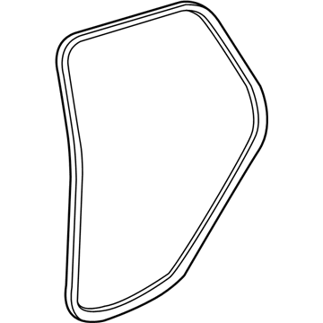 2022 Cadillac XT4 Door Seal - 84600672