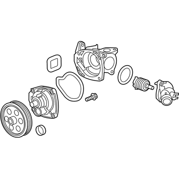 Chevy Equinox Water Pump - 25201450