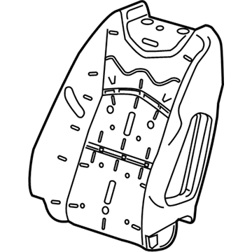 2022 Cadillac XT4 Seat Cushion Pad - 84551398
