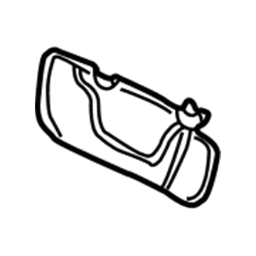 Chevy 88953577 Sunvisor