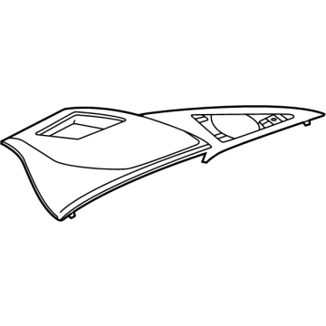 GM 84713018 Cluster Pad, Black