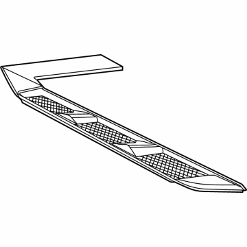 GM 85557478 Vent Panel, Driver Side, Carbon