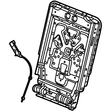 GM 87853783 Seat Back Frame, Driver Side