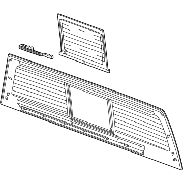GM 84944319 Sliding Glass, Rear