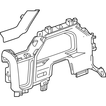 GM 86823692 Cluster Panel, Jet Black