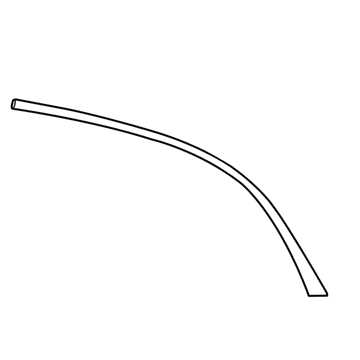 GM 23176657 Reveal Molding, Rear Driver Side