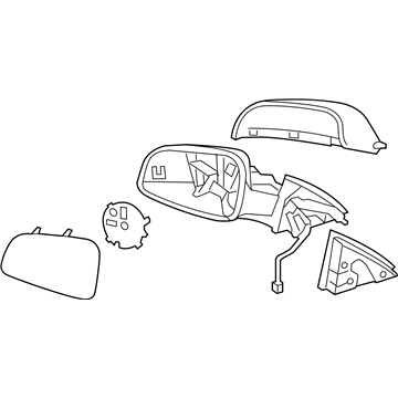 Saturn Side View Mirrors - 20893711