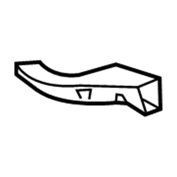 GM 13318708 Cover Extension, Top Passenger Side