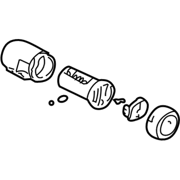Pontiac Door Lock Cylinder - 15825364