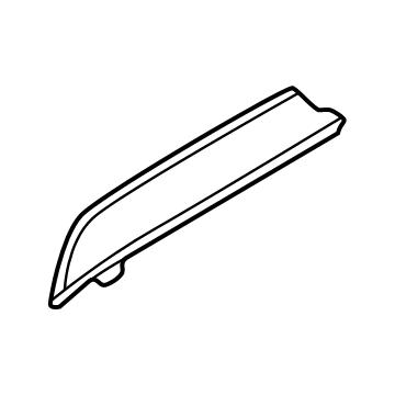 GM 84543006 Scoop Access Panel, Black, Driver Side