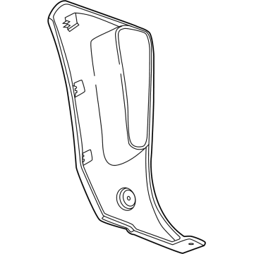 Chevy 85657810 MOLDING,REAR WHEEL OPENING(INCLUDES 7)(BLACK)