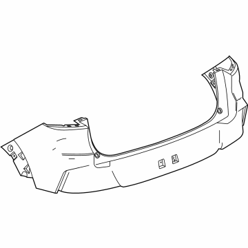 Chevy Trailblazer Bumper - 42693003