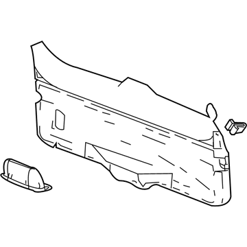 GM 15224938 Lower Trim Panel