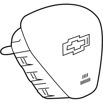 GM 86772973 Driver Inflator Module, Jet Black