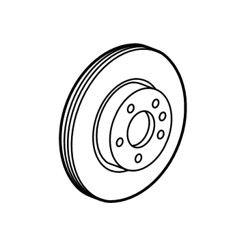 2022 Cadillac CT5 Brake Disc - 85575888