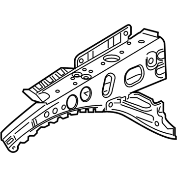 GM 39090713 Upper Rail, Front Driver Side