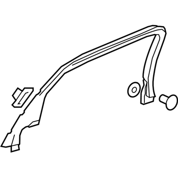 2020 Cadillac CT6 Door Moldings - 23276639