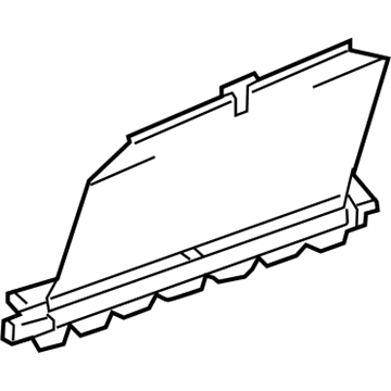GM 23439775 Sunshade, Rear Driver Side