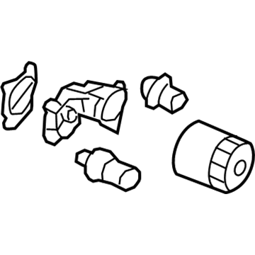 GM 12690205 Oil Filter Housing