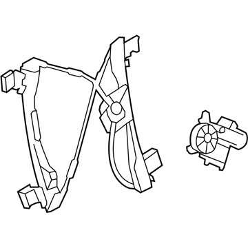Chevy Cruze Window Regulator - 42711498