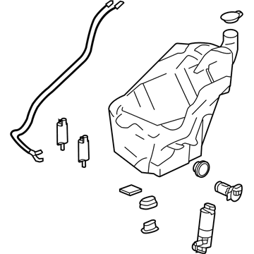 Chevy Washer Reservoir - 15076408