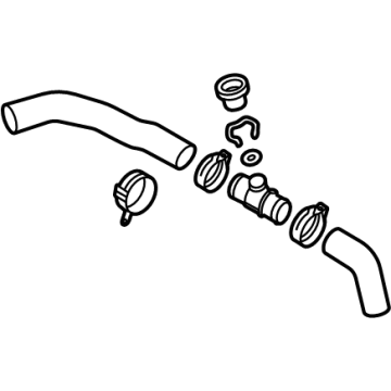 2024 Chevy Corvette Radiator Hose - 86824572