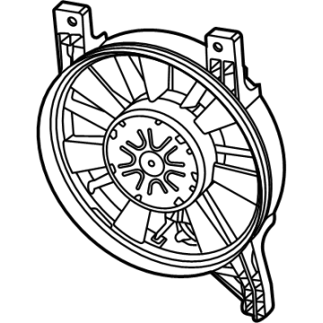 Chevy Corvette A/C Condenser Fan - 84824875