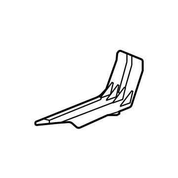 GM 23374059 Baffle, Front Passenger Side