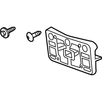 GM 84618405 License Bracket