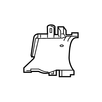 GM 84446525 Air Duct, Front Outer Driver Side
