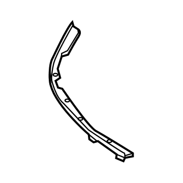 GM 84058354 Upper Molding, Front Passenger Side