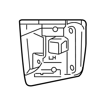 GM 84556714 Inner Bracket, Driver Side