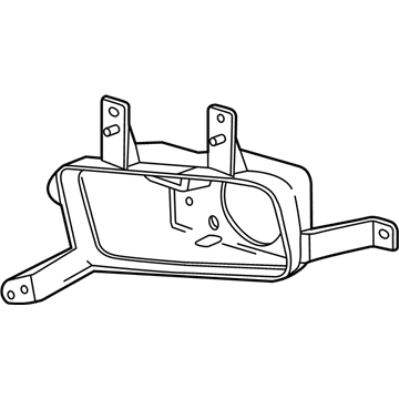 GM 22936482 Fog Lamp Assembly Bracket, Front Driver Side