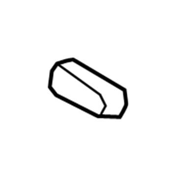 GM 23326846 Seat Switch Knob, Titanium, Front