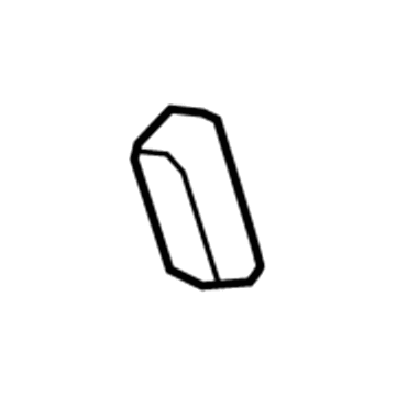 GM 23326847 Seat Switch Knob, Titanium, Front