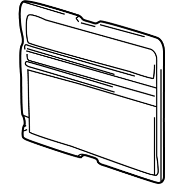 GM 15739929 Lower Trim Panel, Rear Driver Side