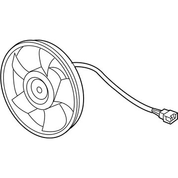 Pontiac Fan Motor - 92148999